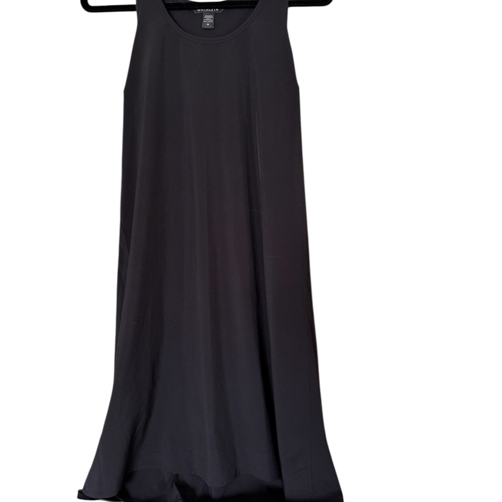 Athleta Black Sleeveless Dress with Crew Neck